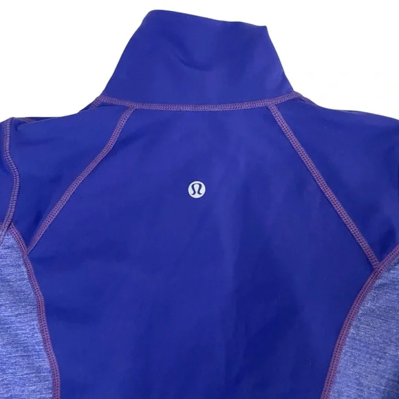 lululemon Run Distance Pullover Pigment Blue Sz 2 - Picture 8 of 16